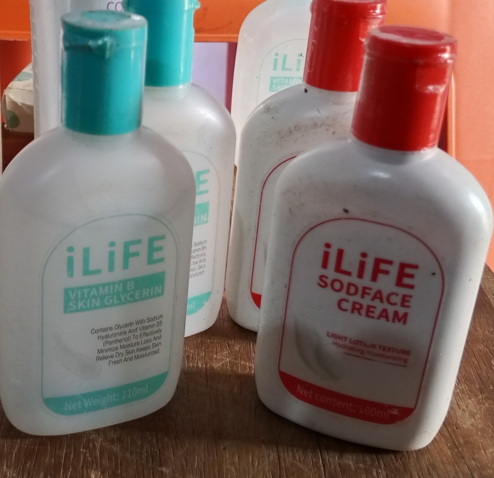 ilife Vitamin B Glycerin and Sodface cream 
